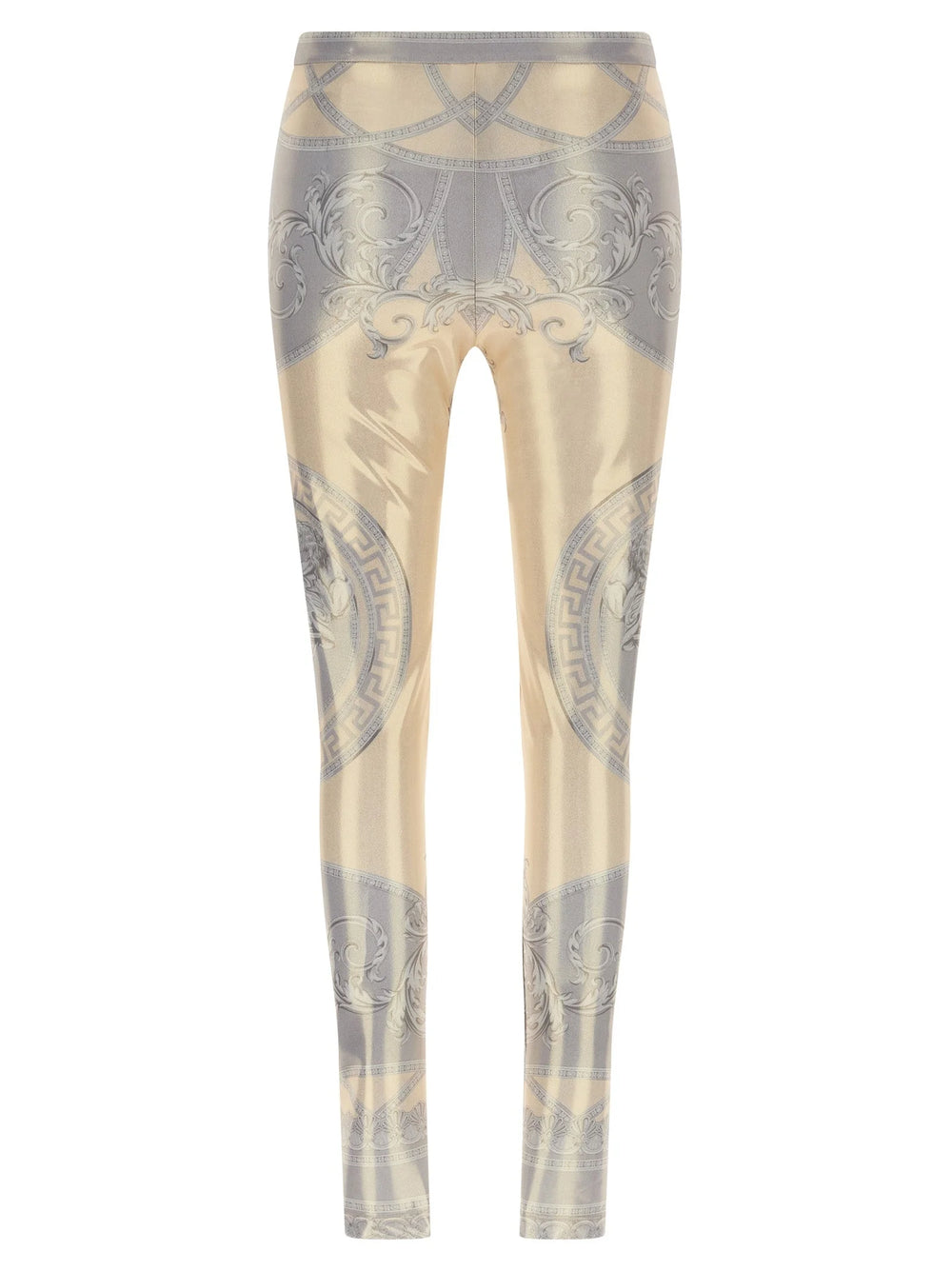 Versace Multicolor Polyester Leggings - IT38