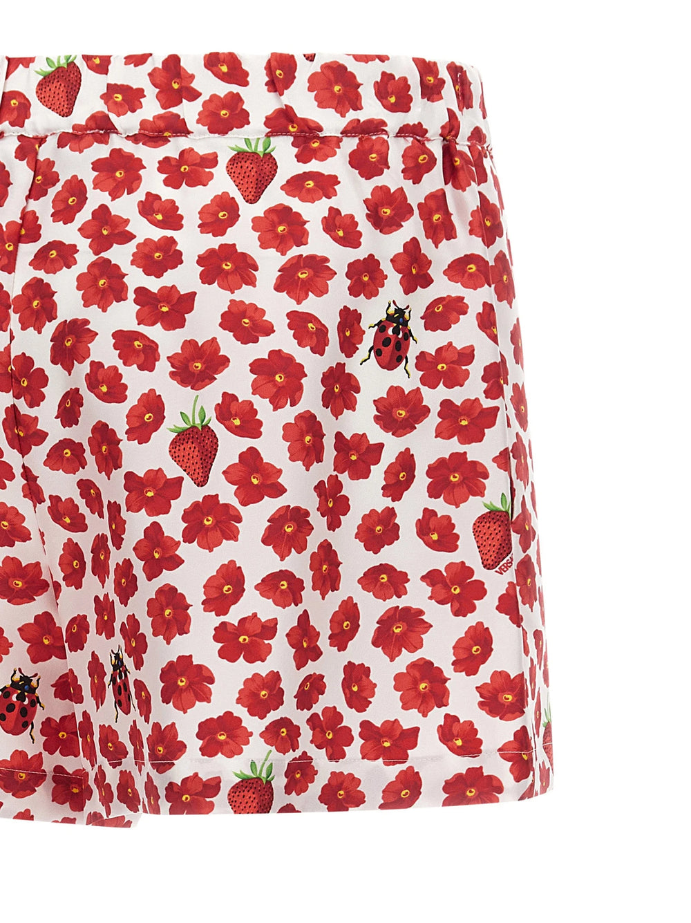 Versace Multicolor Silk Bermuda Shorts - IT40
