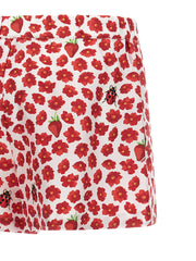 Versace Multicolor Silk Bermuda Shorts - IT40