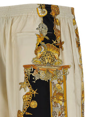 Versace Multicolor Silk Bermuda Shorts - IT50 | L