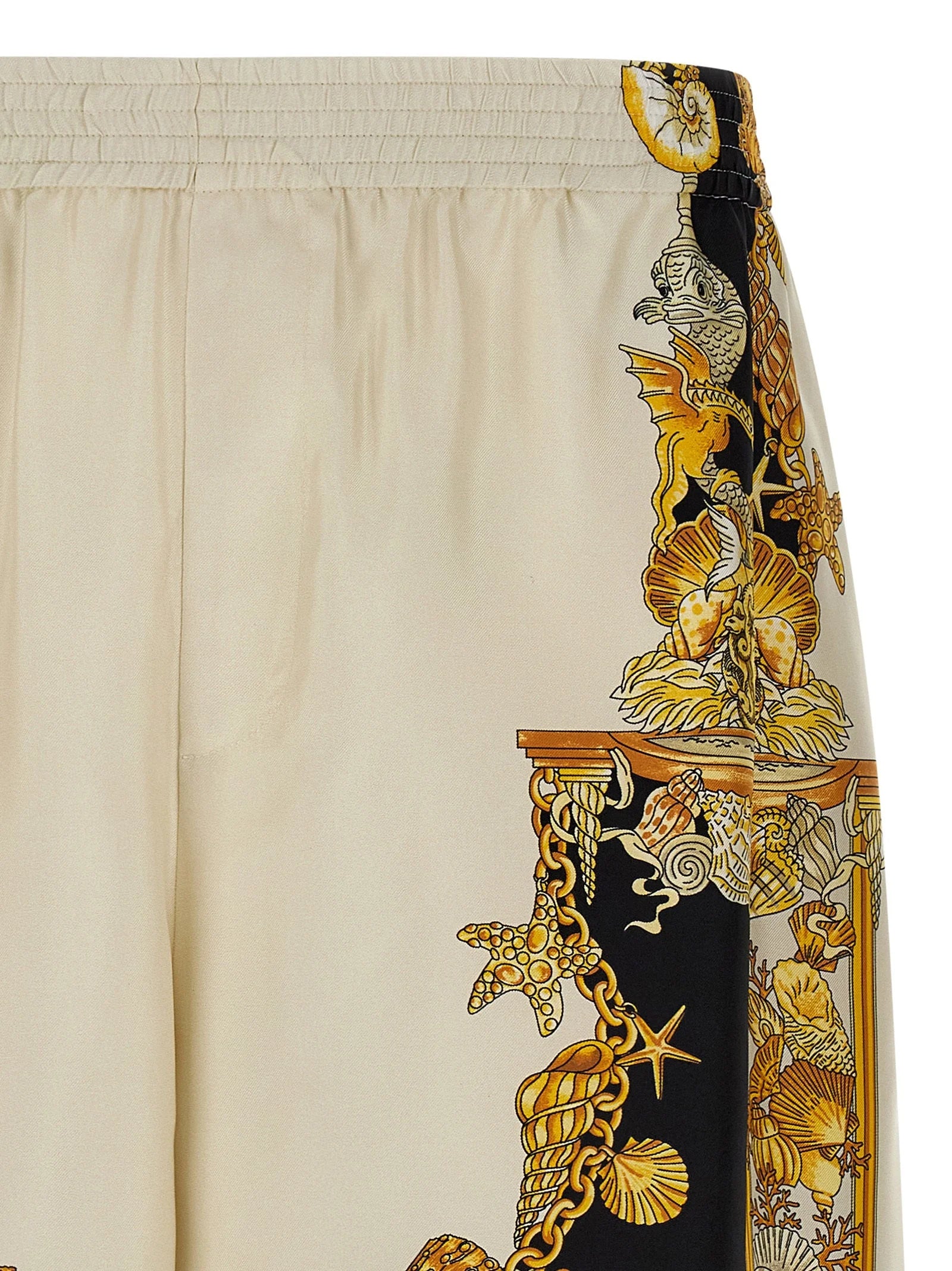 Versace Multicolor Silk Bermuda Shorts - IT50 | L