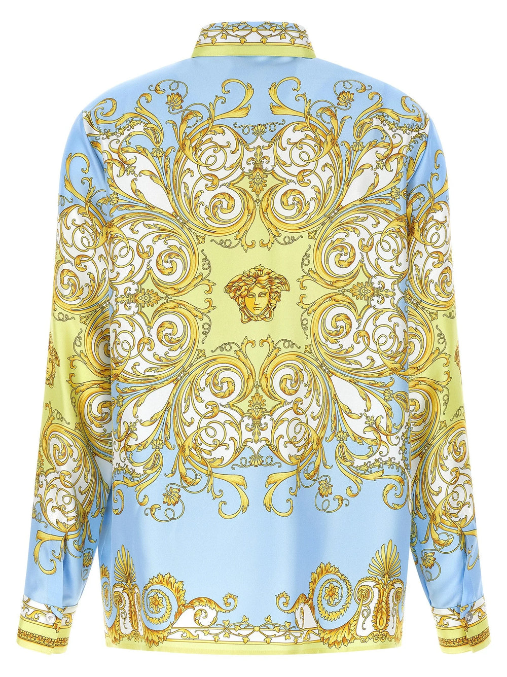 Versace Multicolor Silk Blouse