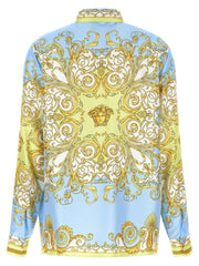 Versace Multicolor Silk Blouse