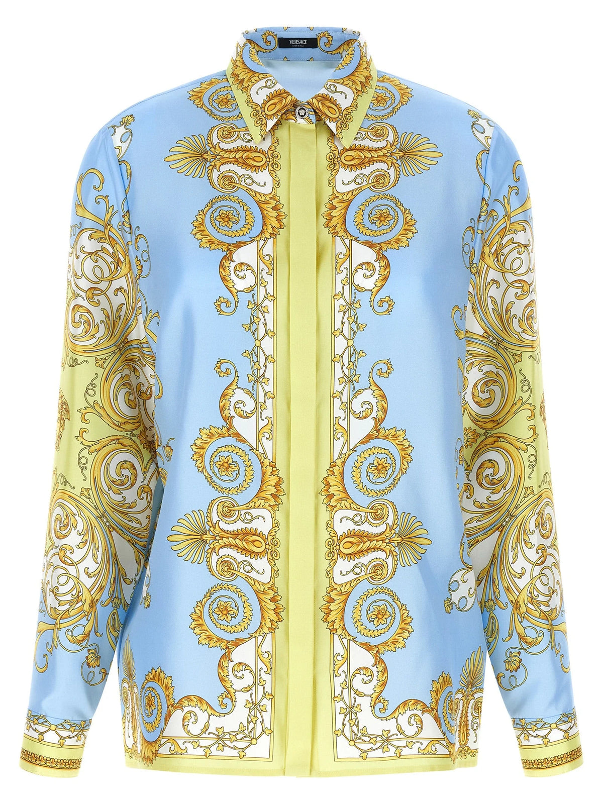 Versace Multicolor Silk Blouse