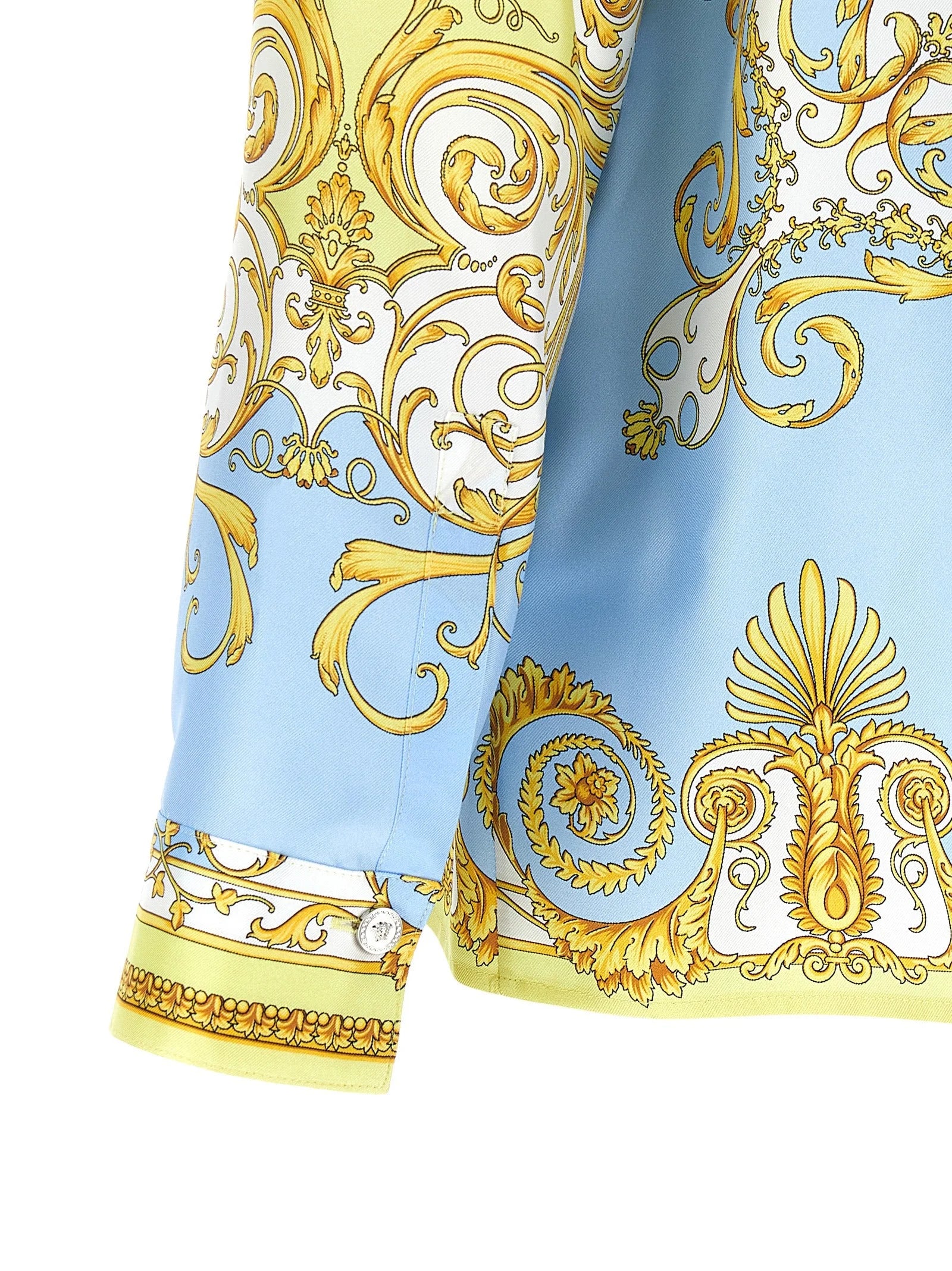 Versace Multicolor Silk Blouse