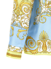 Versace Multicolor Silk Blouse