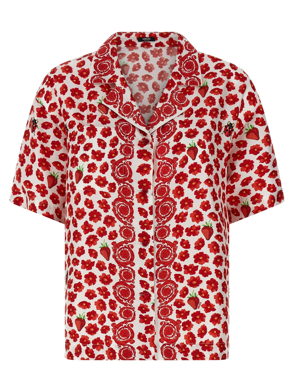Versace Multicolor Silk Blouse - IT42
