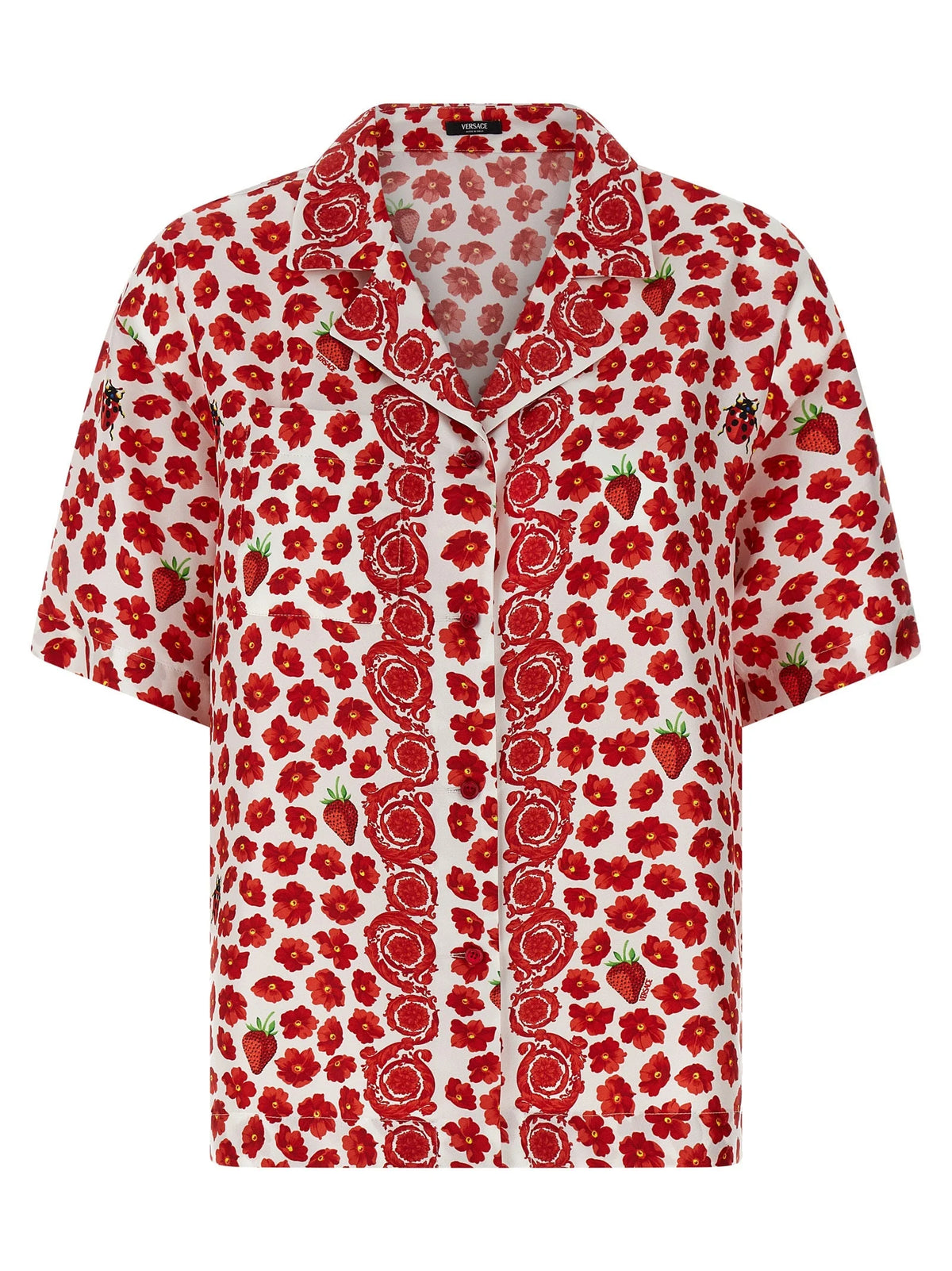 Versace Multicolor Silk Blouse - IT42