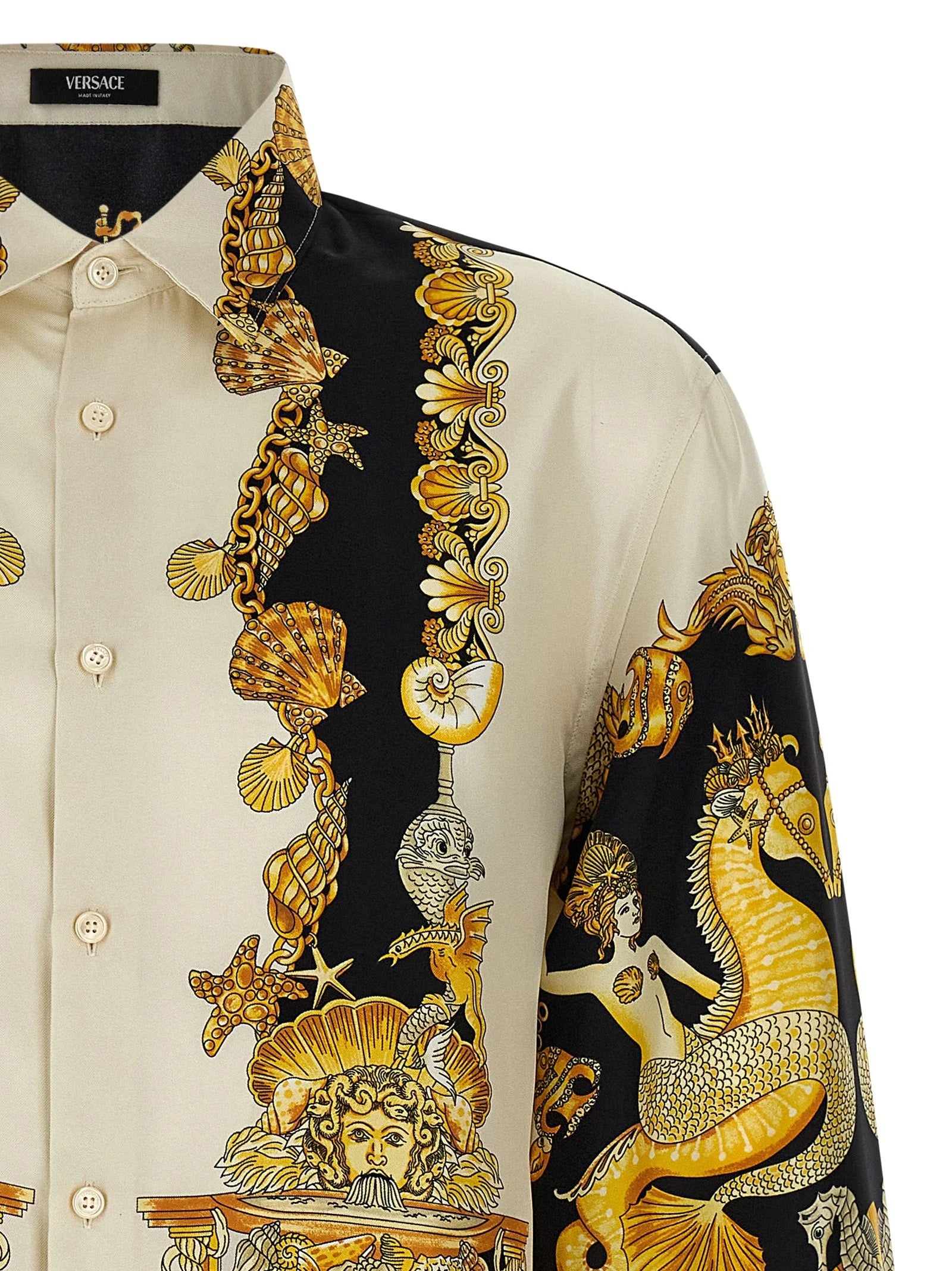 Versace Multicolor Silk Blouse - XXL