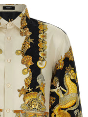 Versace Multicolor Silk Blouse - XXL