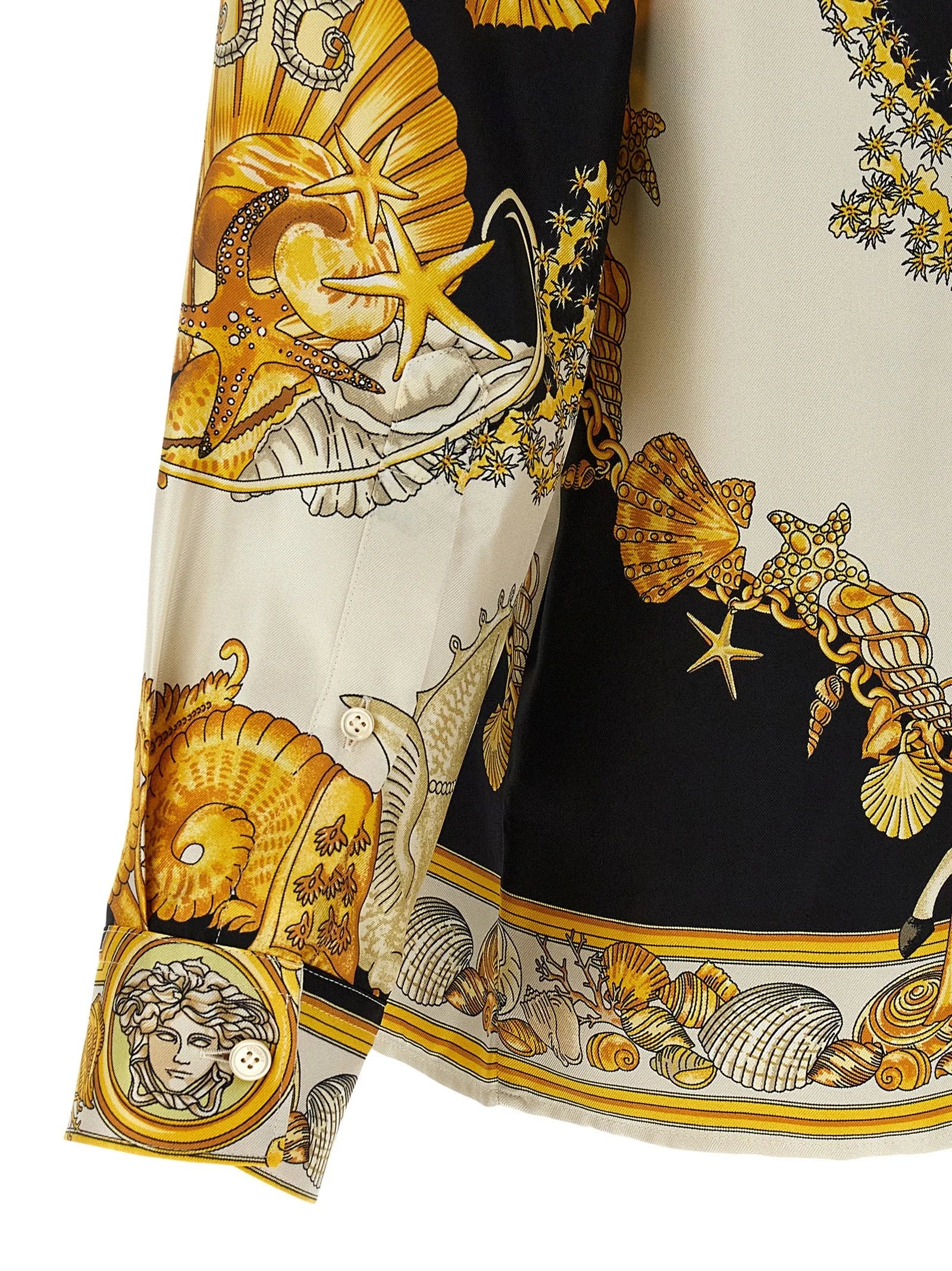 Versace Multicolor Silk Blouse - XXL