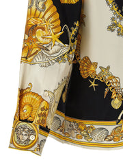 Versace Multicolor Silk Blouse - XXL