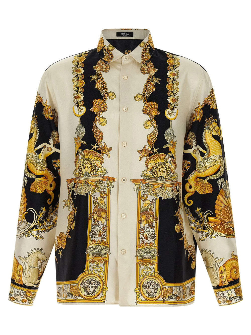 Versace Multicolor Silk Blouse - XXL