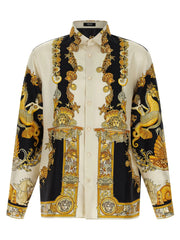 Versace Multicolor Silk Blouse - XXL