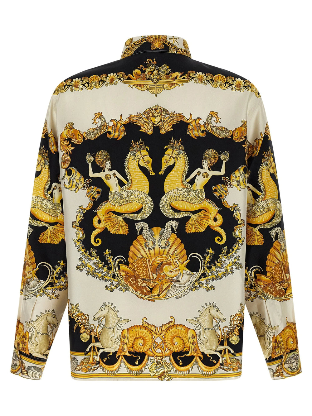 Versace Multicolor Silk Blouse - XXL