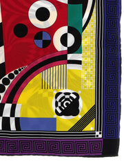 Versace Multicolor Silk Foulard