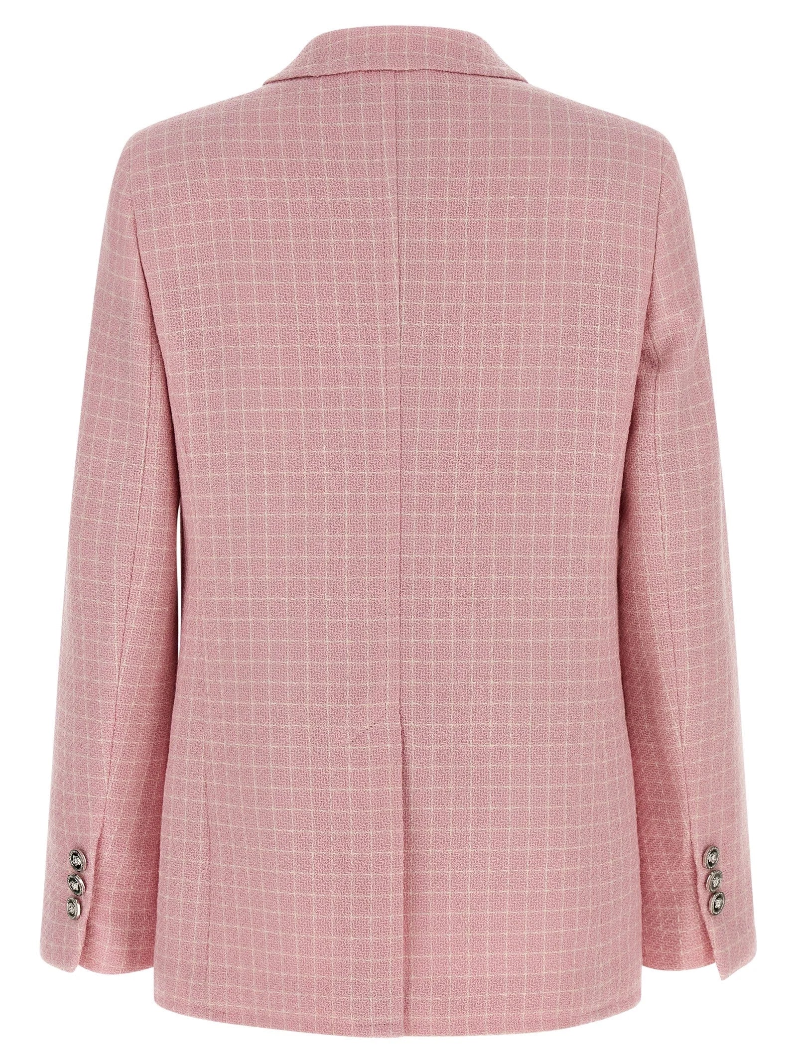 Versace Multicolor Virgin Wool Blazer - IT38