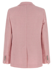 Versace Multicolor Virgin Wool Blazer - IT38