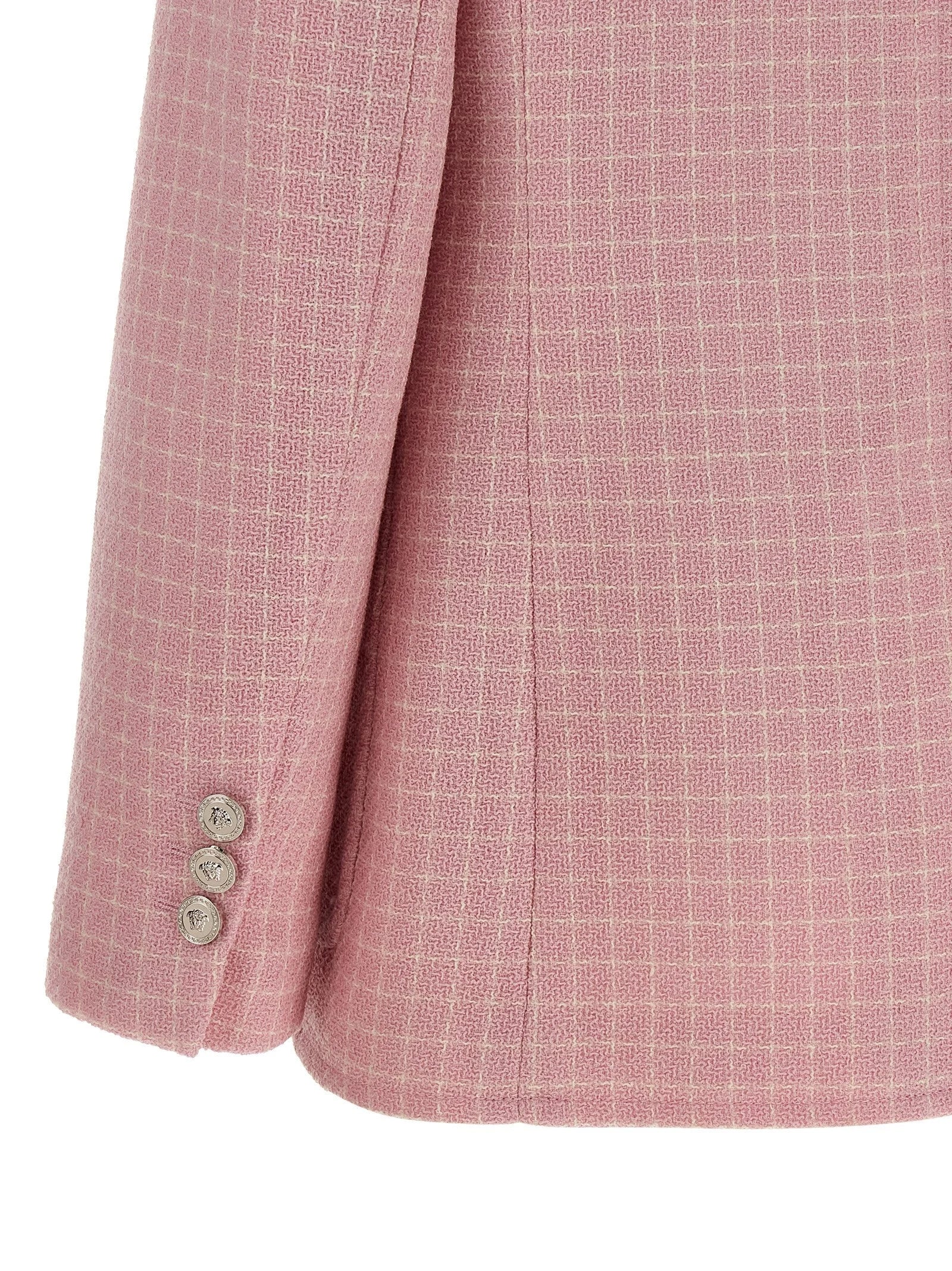 Versace Multicolor Virgin Wool Blazer - IT38