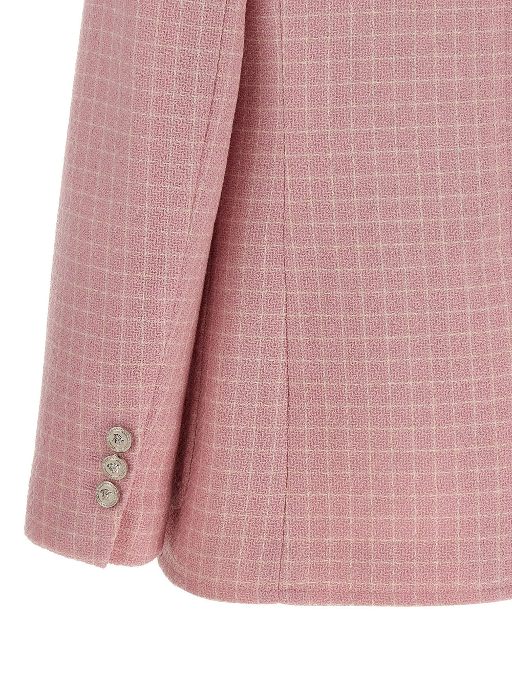 Versace Multicolor Virgin Wool Blazer - IT38