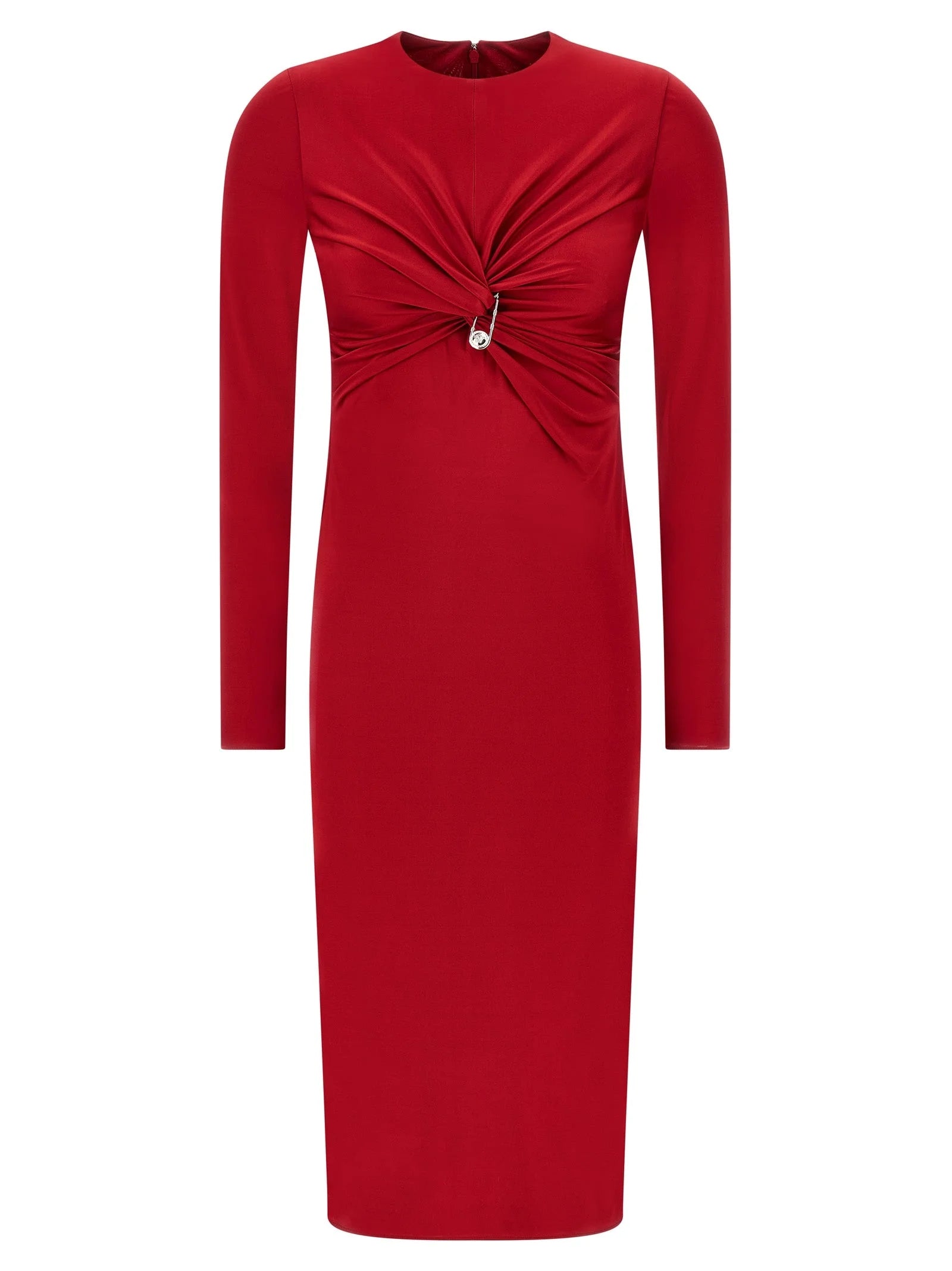 Versace Multicolor Viscose Midi Dress - IT38