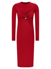 Versace Multicolor Viscose Midi Dress - IT38