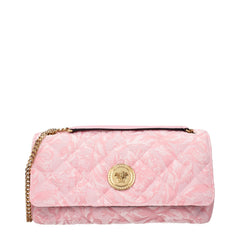 Versace Pink Fabric Shoulder Bag