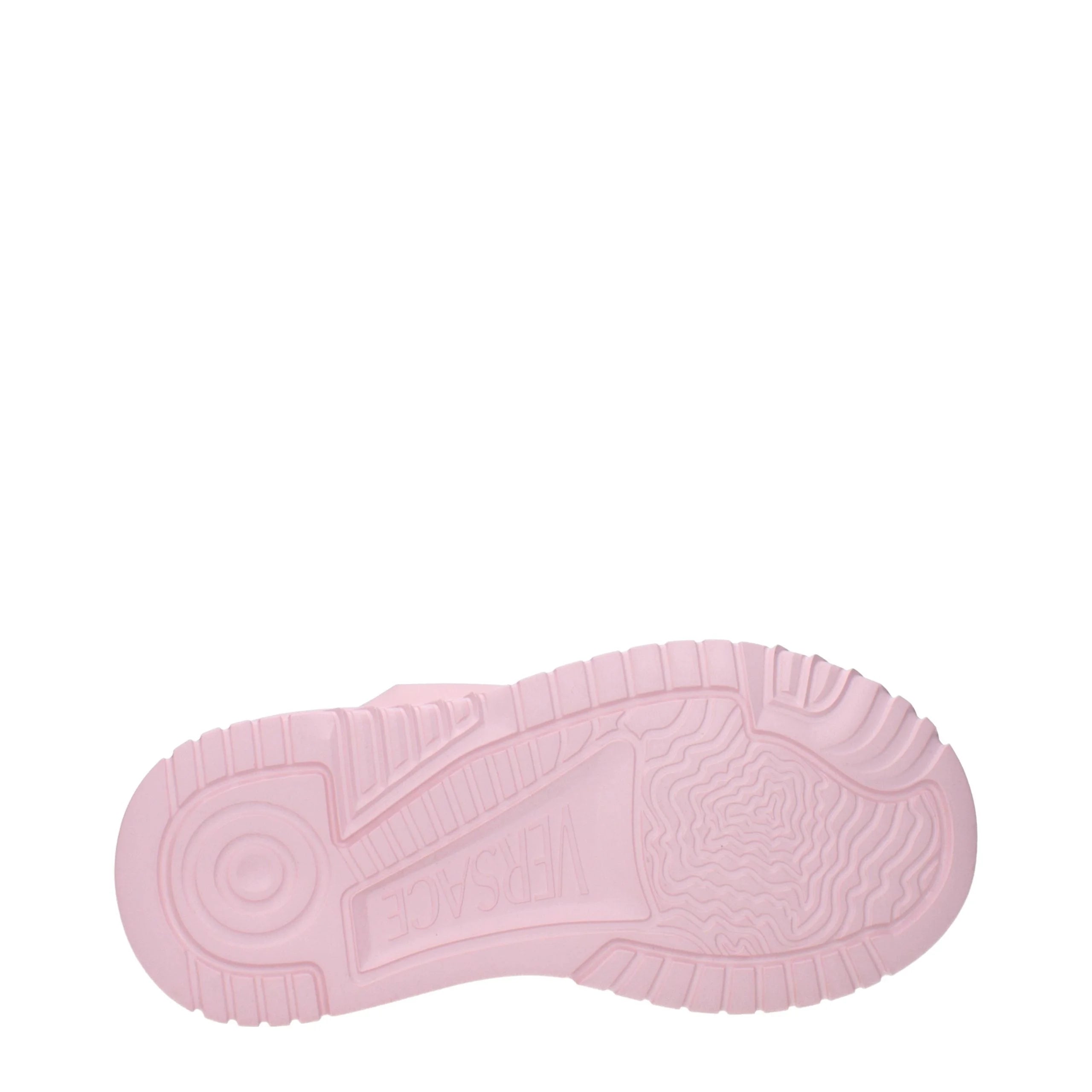 Versace Różowe sneakersy z masywnej podeszwy ze skóry - EU36/US6
