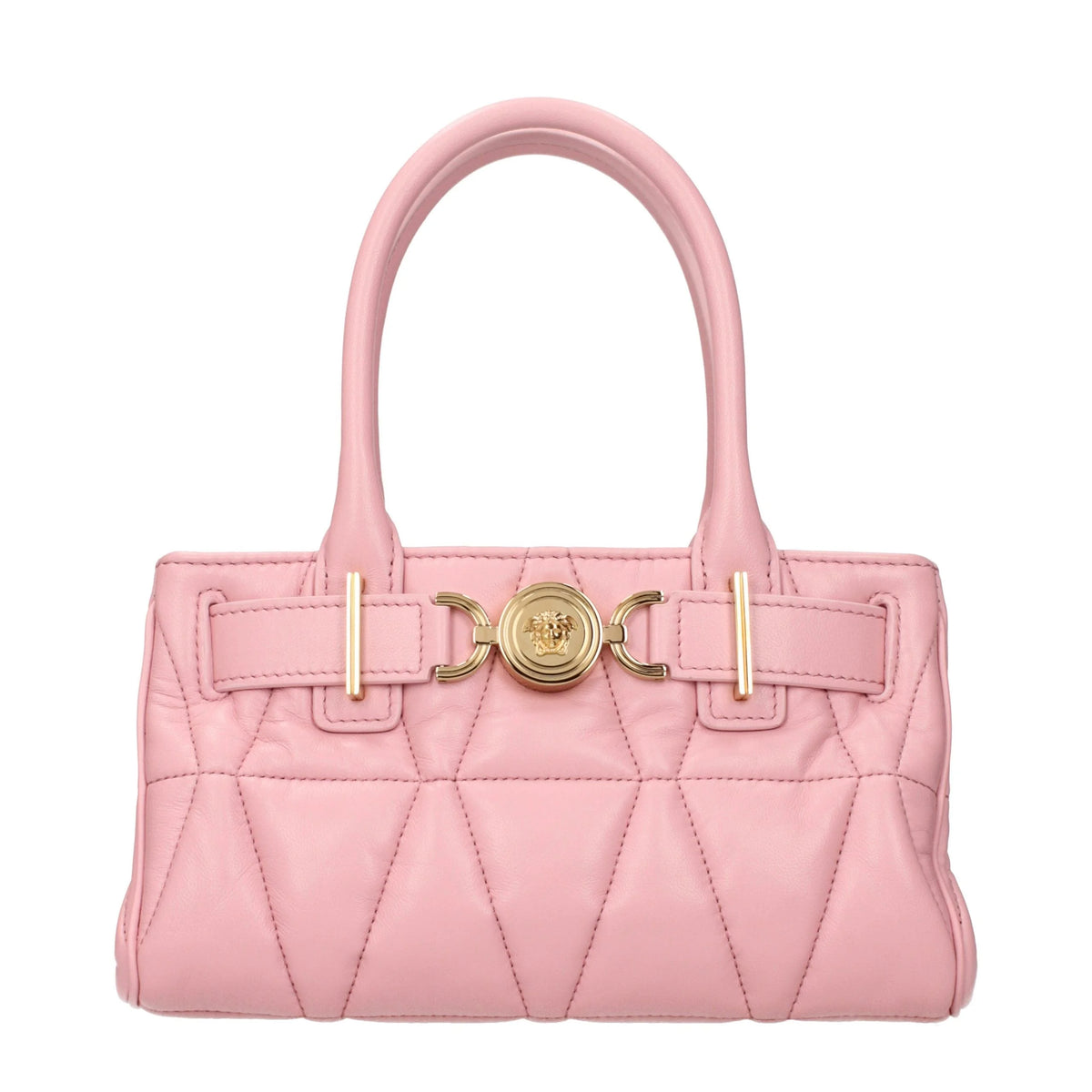 Versace Pink Leather Handbag