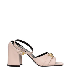 Versace Pink Leather Platforms