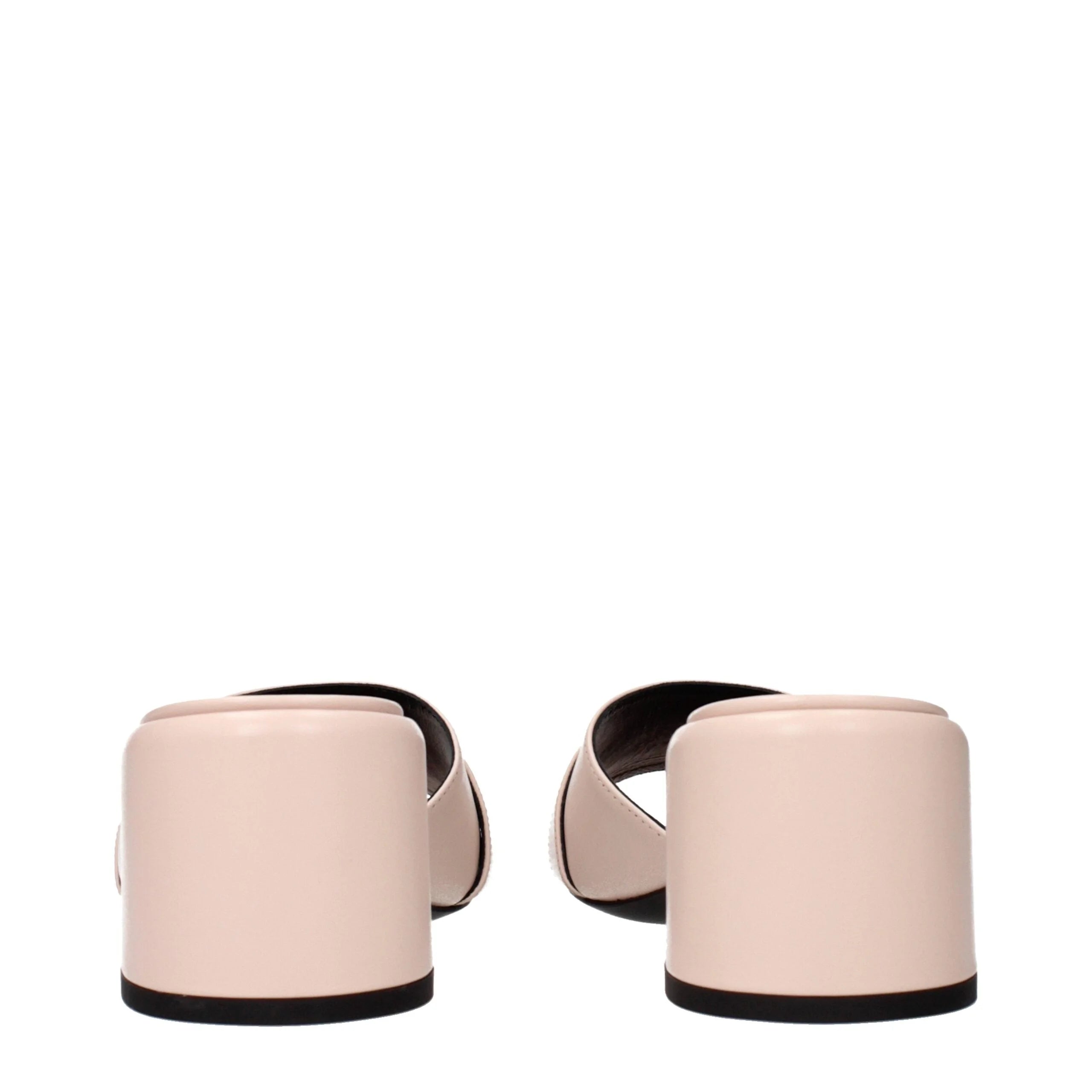 Versace Pink Leather Platforms - EU37/US7