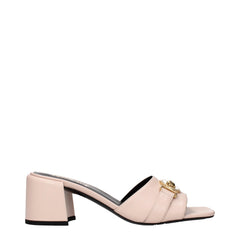 Versace Pink Leather Platforms - EU37/US7