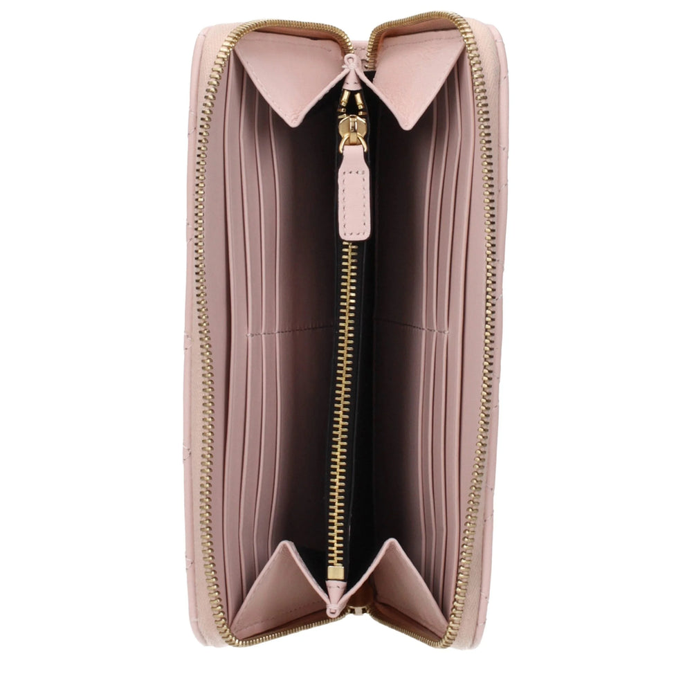 Versace Pink Leather Wallets