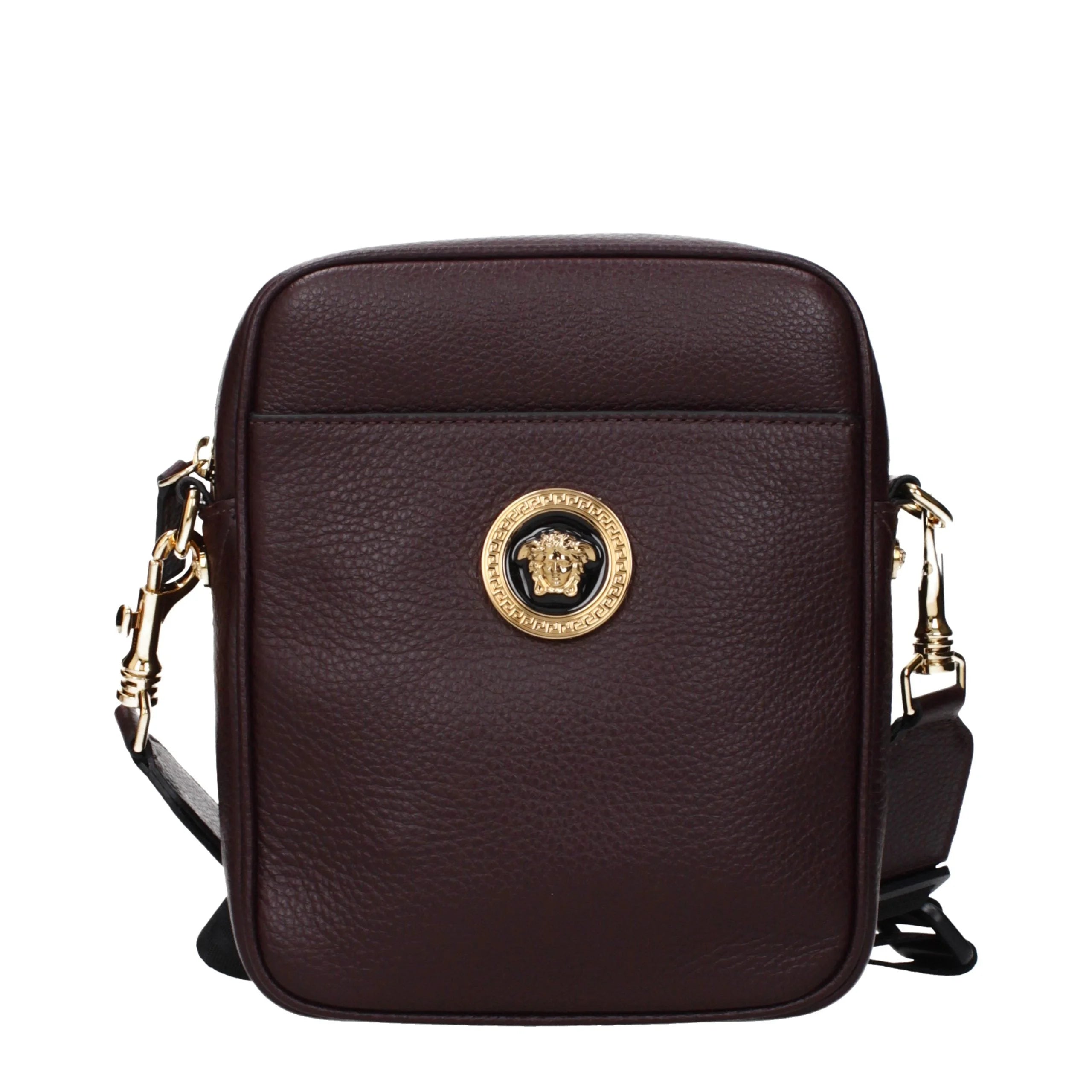 Versace Purple Leather Crossbody Bag