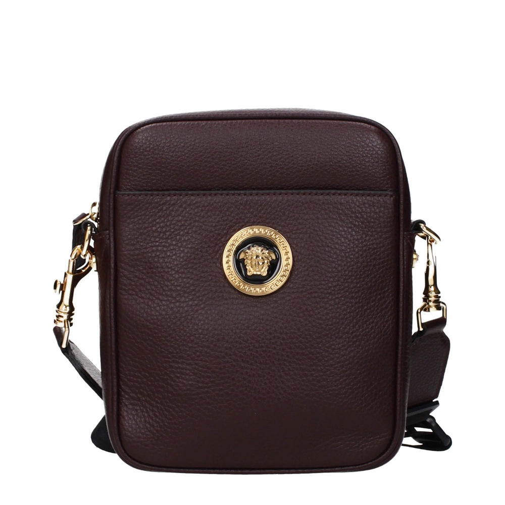 Versace Purple Leather Crossbody Bag