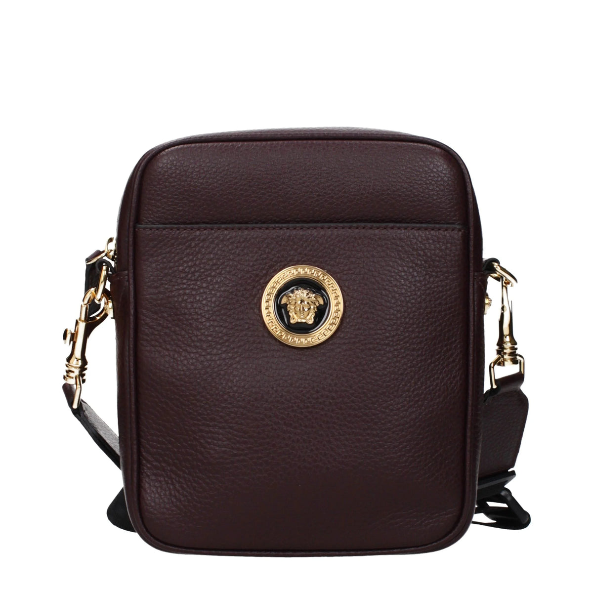 Versace Purple Leather Crossbody Bag