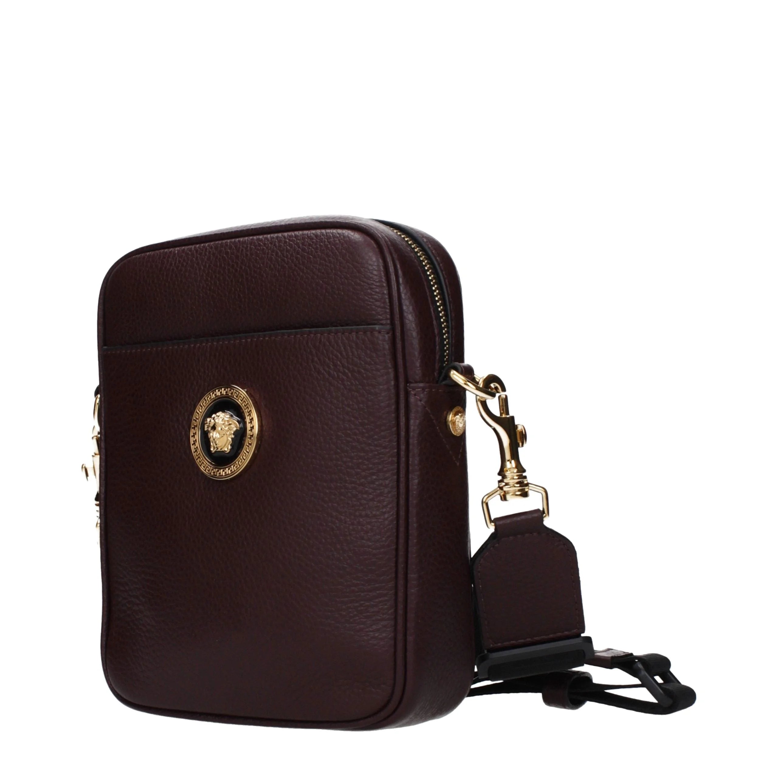 Versace Purple Leather Crossbody Bag