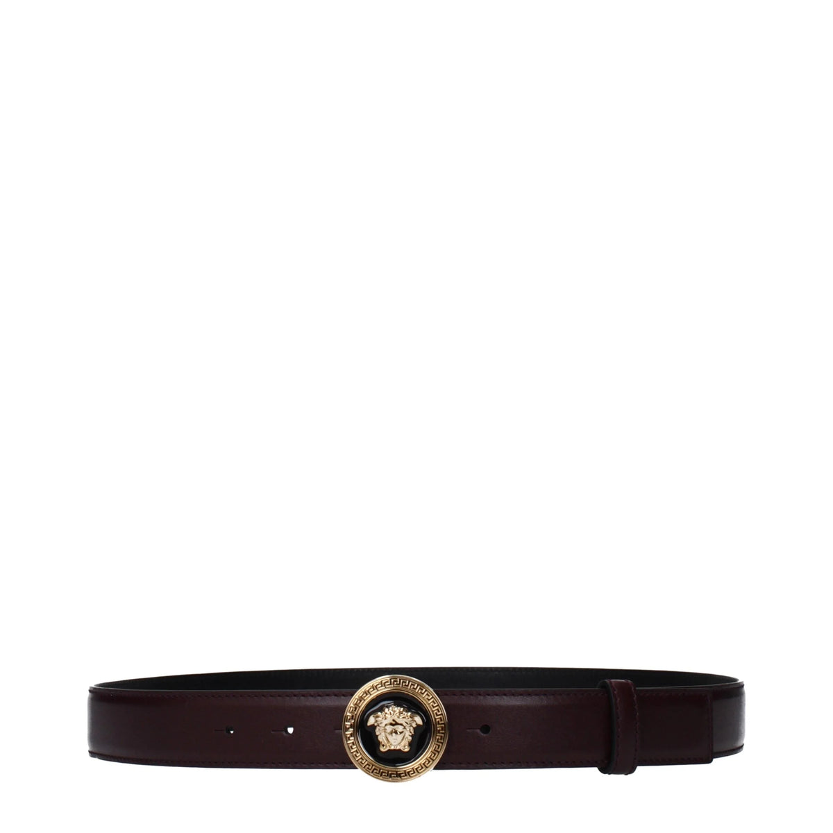 Versace Purple Leather Regular Belt