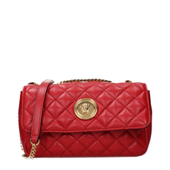 Versace Red Leather Shoulder Bag
