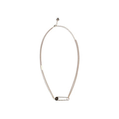 Versace Safety pin Necklace - One Size