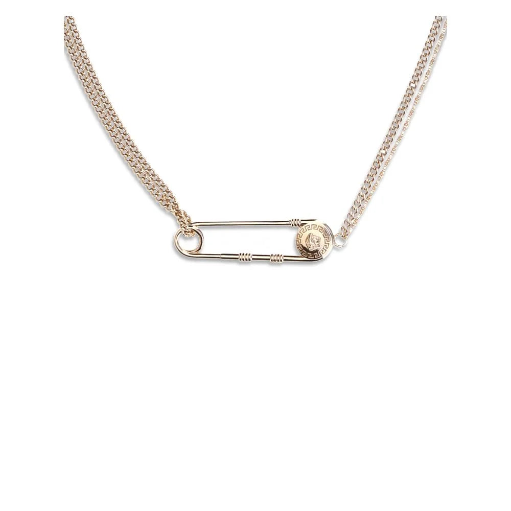 Versace Safety pin Necklace - One Size