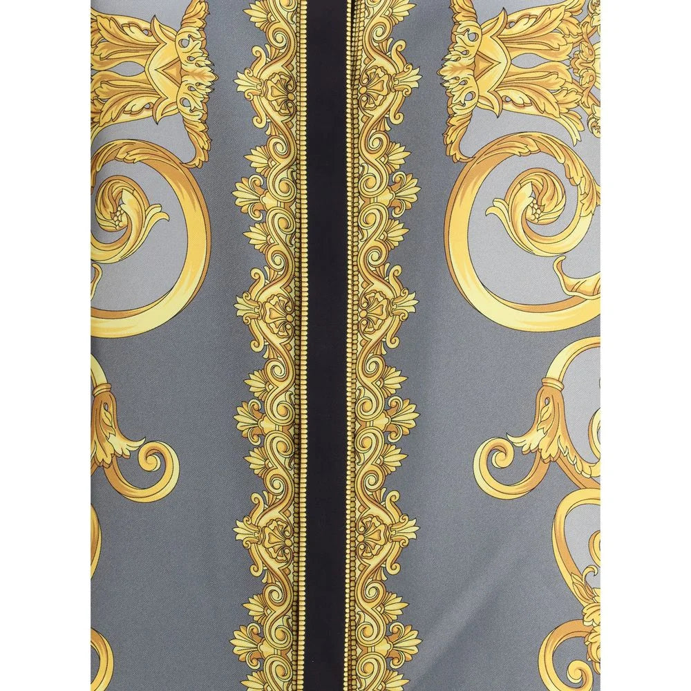 Versace Silk Cheetah Foulard Shirt - IT44 | L - Shirts