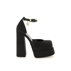 Versace Silk Satin Platform Pumps - EU40/US10 - Heels