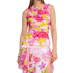 Versace Sleeveless Printed Top - Tank Tops