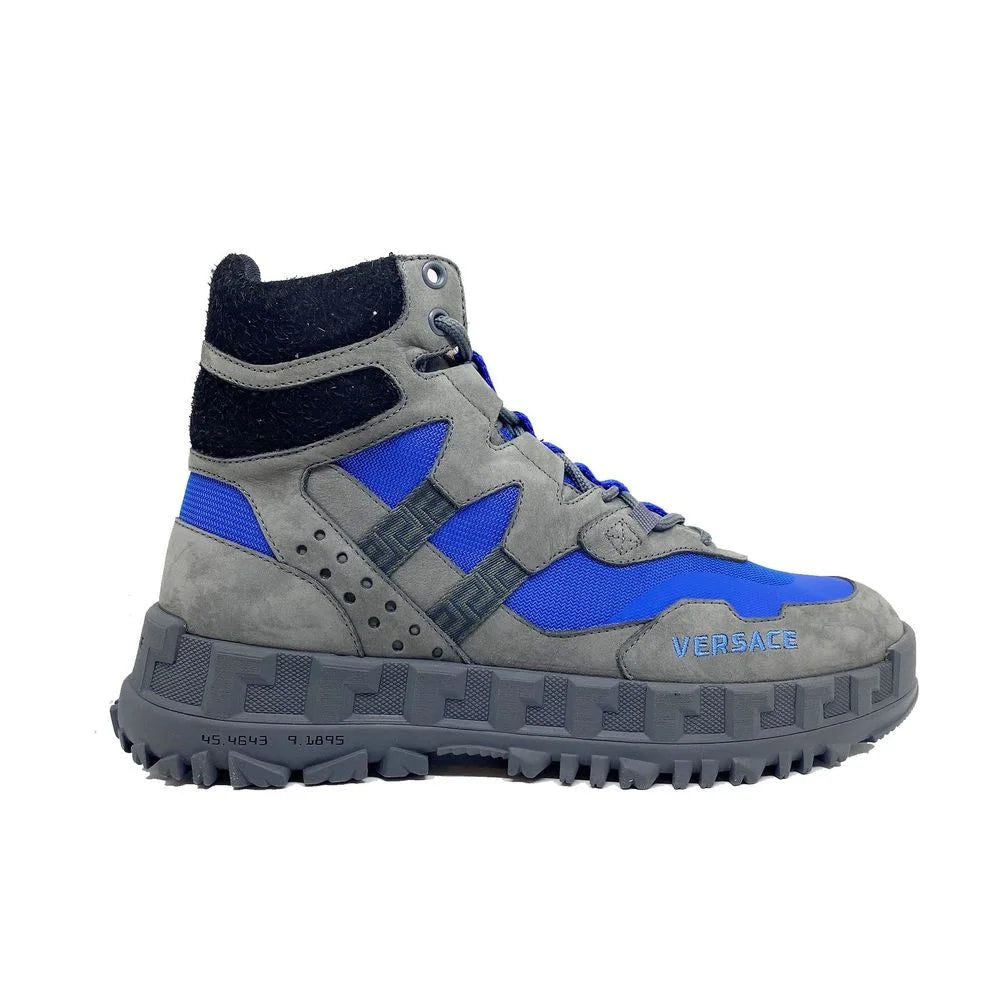 Versace Suede Hiking Boots - EU42/US9 - Boots