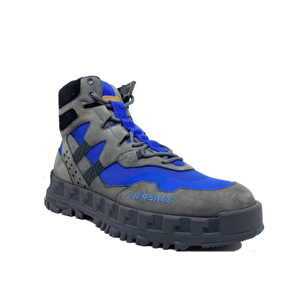 Versace Suede Hiking Boots - EU42/US9 - Boots