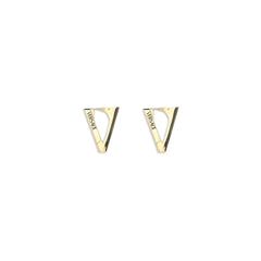 Versace V drop Earrings - One Size - Earrings