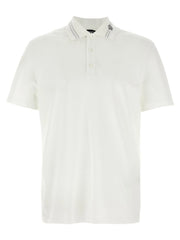 Versace White Cotton Polo Shirt
