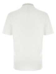 Versace White Cotton Polo Shirt