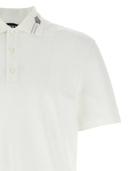 Versace White Cotton Polo Shirt